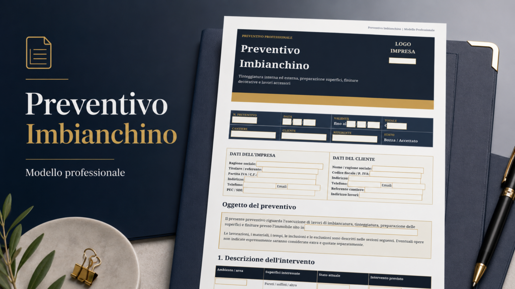 Fac Simile Preventivo Imbianchino