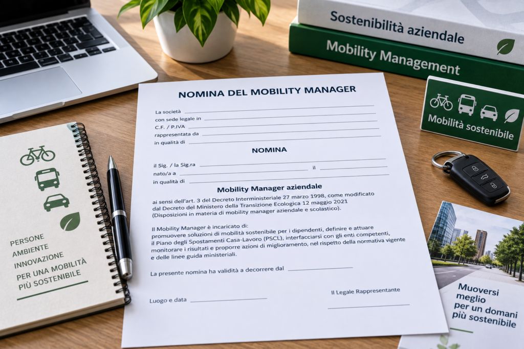 Fac Simile Nomina Mobility Manager