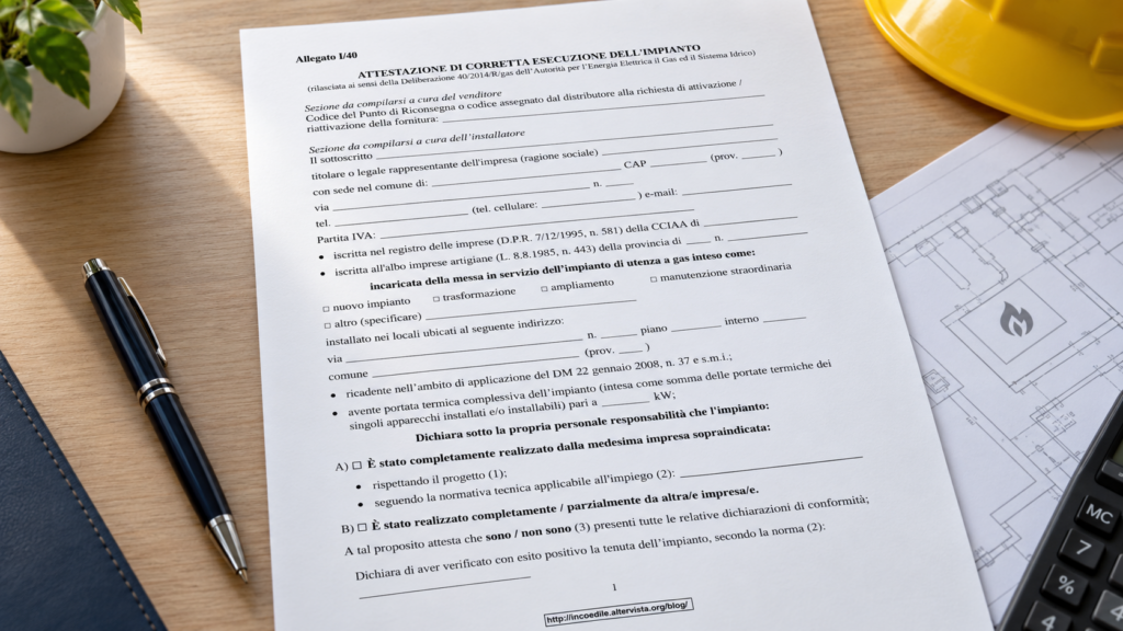 Modello Allegato I40 Word e PDF Editabile
