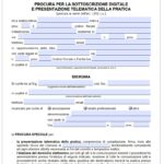 Modello Procura Presentazione Pratiche Telematiche