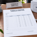 Modello Scheda Votazione Consiglio Direttivo Word e PDF