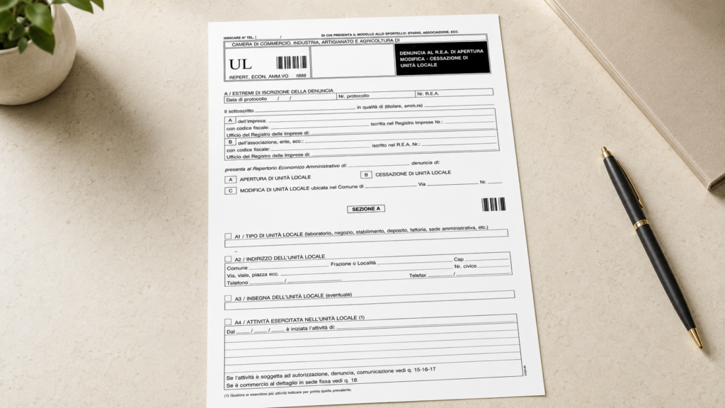 Modulo UL CCIAA PDF