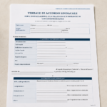 Fac Simile Verbale di Accordo Sindacale per Videosorveglianza
