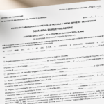 Modello Domanda di Agevolazione ex Allegato 4