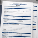 Modello Prova di Tenuta Gas UNI 11137