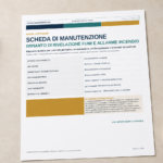 Scheda Manutenzione Impianto Rilevazione Fumi