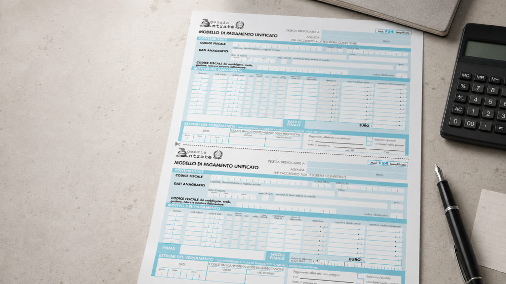 Modello F24 Semplificato PDF Editabile