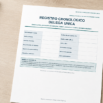 Registro Cronologico Delega Unica