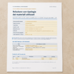Relazione con Tipologie dei Materiali Utilizzati Impianto Elettrico