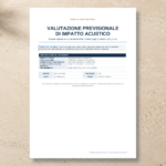Valutazione Previsionale di Impatto Acustico