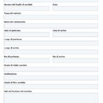 Fac Simile Foglio di Servizio NCC Word, Excel e PDF