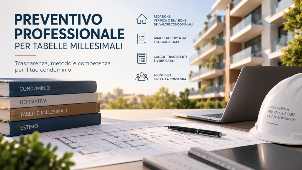 Fac Simile Preventivo Tabelle Millesimali