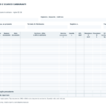 Fac Simile Registro Carico e Scarico Carburanti Word, Excel e PDF