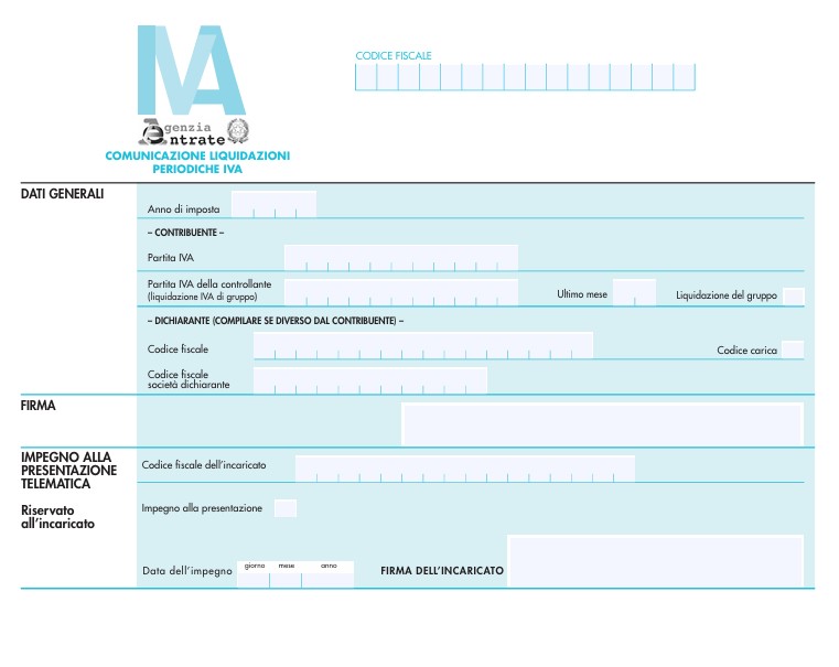 Modello LIPE PDF Editabile