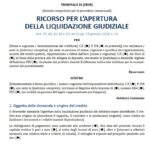Modello Ricorso per Liquidazione Giudiziale