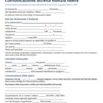 Modello Comunicazione Attività Edilizia Libera Word e PDF